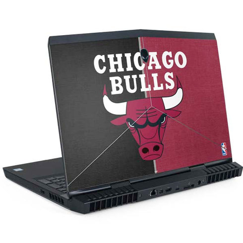 NBA Chicago Bulls Canvas Dell Alienware Skin